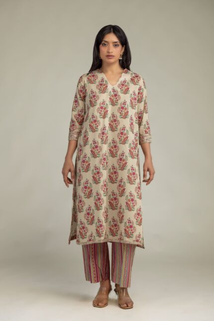 Printed Cambric Pants - View 1