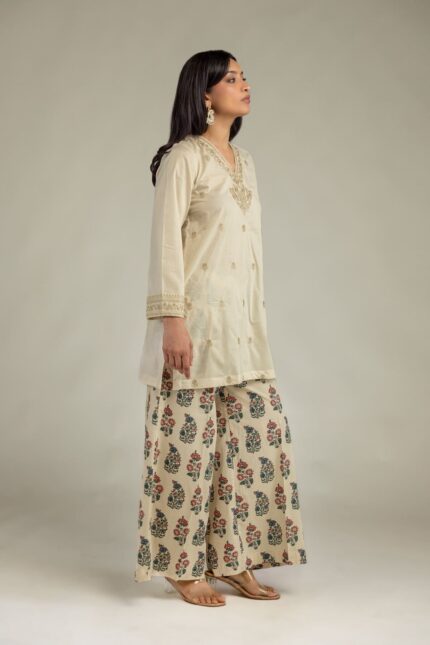 Printed Cambric Pants - View 1
