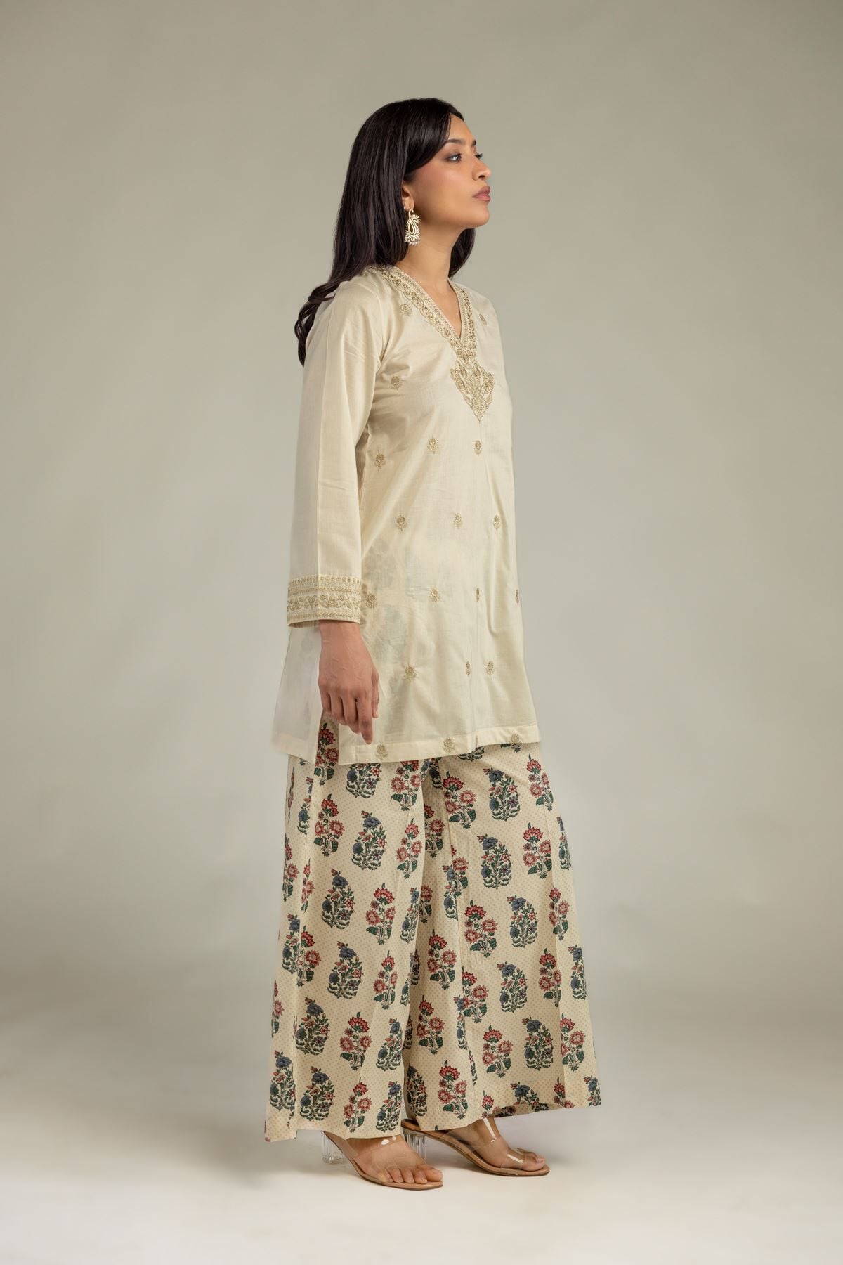 Printed Cambric Pants-1 Printed Cambric Pants - View 1