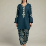 Floral Printed Shalwar - View 1