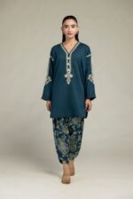 Floral Printed Shalwar - View 1