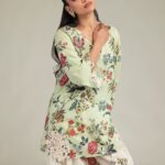 Floral Cambric Pants - View 1
