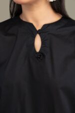 Short Black Kurta - View 5