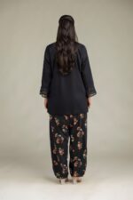 Short Black Kurta - View 1