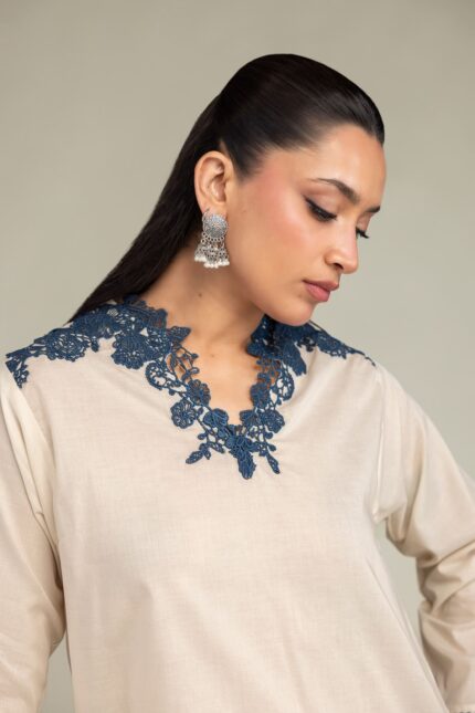 Short Cambric Kurta - View 2