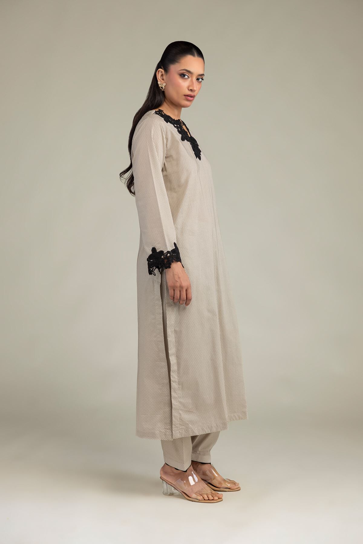 1-26-322-b-d2_multi_1-1.jpg Beige Dotted Shalwar - View 1