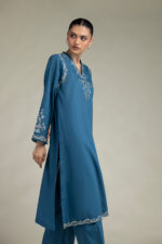 Floral Longline Kurta - View 2