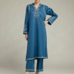 Floral Longline Kurta - View 1