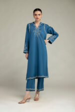 Floral Longline Kurta - View 1