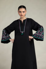 Black Cambric Kurta - View 3