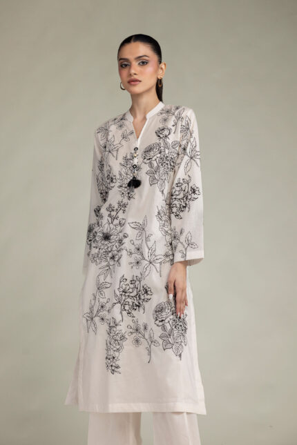 Solid Cambric Shalwar - View 2