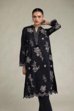 Black Longline Kurta - View 2
