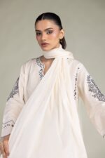 Floral Lawn Dupatta - View 4
