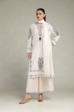 Floral Lawn Dupatta - View 6