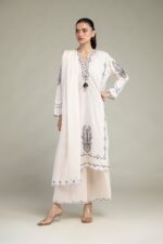 Floral Lawn Dupatta - View 7