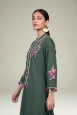 Long Green Kurta - View 2