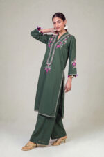 Solid Green Shalwar - View 3