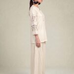 Floral Cambric Kurta - View 1