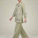 Solid Olive Pants - View 1