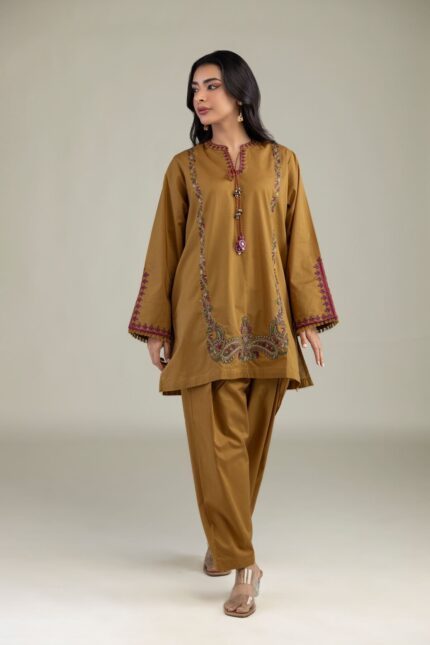 Solid Cambric Shalwar - View 2