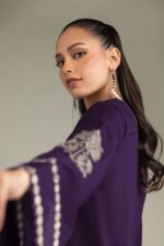Purple Cambric Kurta - View 3