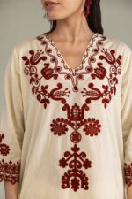 Long Cambric Kurta - View 5