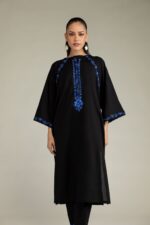 Black Cambric Kurta - View 5