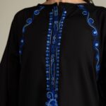 Black Cambric Kurta - View 1