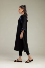 Black Solid Shalwar - View 2