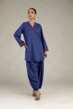 Short V-Neck Kurta - View 5