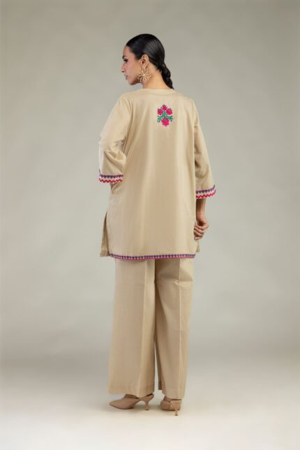 Short Cambric Kurta - View 1