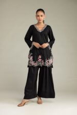 Black Solid Shalwar 2
