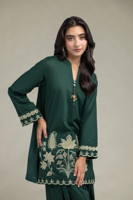 Solid Green Shalwar 2