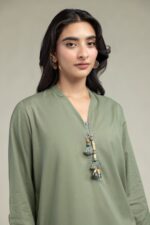 Long V-Neck Kurta - View 5