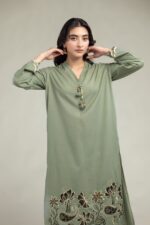 Long V-Neck Kurta - View 2