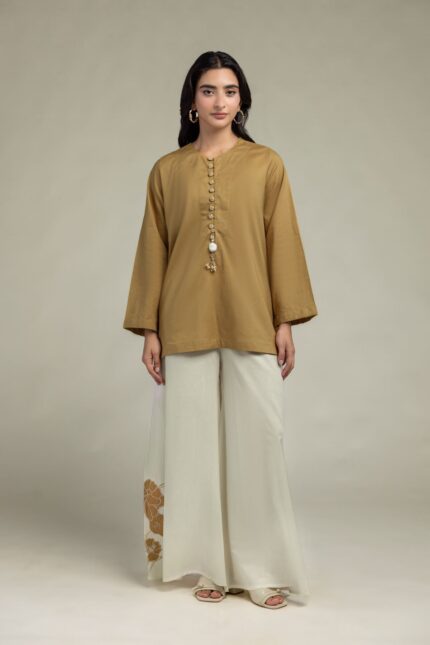 Floral Cambric Pants - View 1