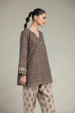 Brown Short Kurta - View 3