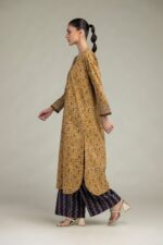 Paisley V-Neck Kurta - View 4