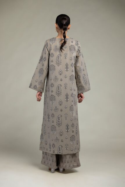 Paisley Floral Kurta - View 2