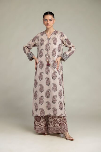 Floral Cambric Pants - View 1