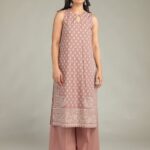 Sleeveless Cambric Kurta - View 1