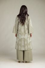 Beige Cambric Kurta - View 2