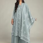 Floral Lawn Dupatta - View 1
