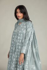Floral Lawn Dupatta - View 2