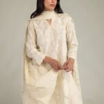 Lawn Floral Dupatta - View 1
