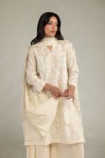 Lawn Floral Dupatta - View 1