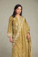 Floral Lawn Dupatta - View 1