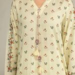 Floral Longline Kurta - View 1