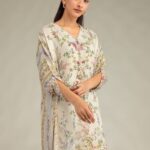 Floral Longline Kurta - View 1