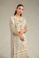 Floral Longline Kurta - View 1